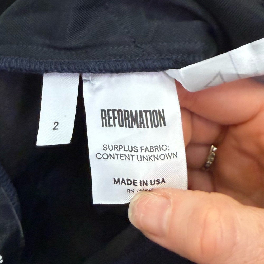 Reformation Black Lace-Up Jumpsuit - Picture 11 of 12